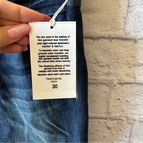 NWT JOE'S Jeans The Honey Skinny Curvy Cici Dark Wash Denim Size Women's 30 - Picture 6 of 9